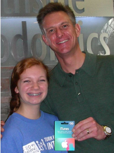 Northside Orthodontics monthly contests